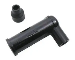 artPic_public_L_49955.jpg Ngk Bougiedop LO5EA gebogen (O.a. Piaggio 4T scooter) Zwart