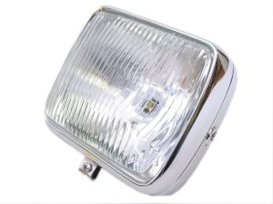 Zundapp Koplamp vierkant Chroom