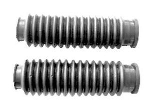 Zundapp Voorvorkrubberset 205mm zwart past op