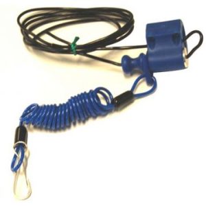 Univ dodemansknop (klem op stuur) blauw DMP