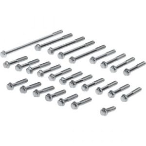 Honda Carter bout set motorblok chroom 27pcs past op mt, mtx, mb