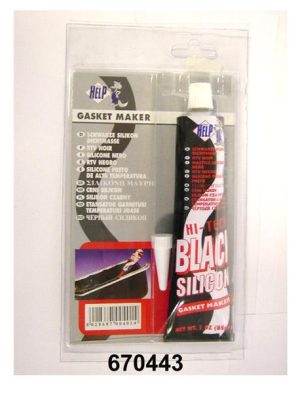 No Name PAKKING VLOEIBAAR SILIC.ZW TUBE85G Zwart