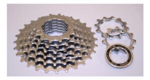 Shimano Kw cassette shim hg70 11-28tds 8sp ZILVER