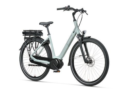 batavus altura cp grey turquoise matt dames batavus altura cp grey turquoise matt dames